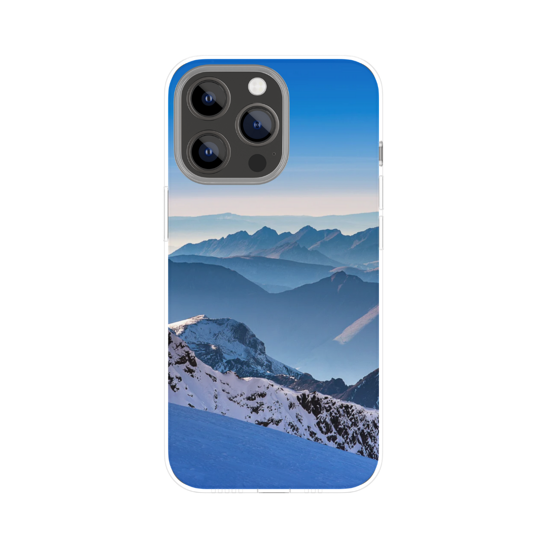 "Snowy mountains" - Fertige individuelle Dual-Layer-Hülle für das iPhone