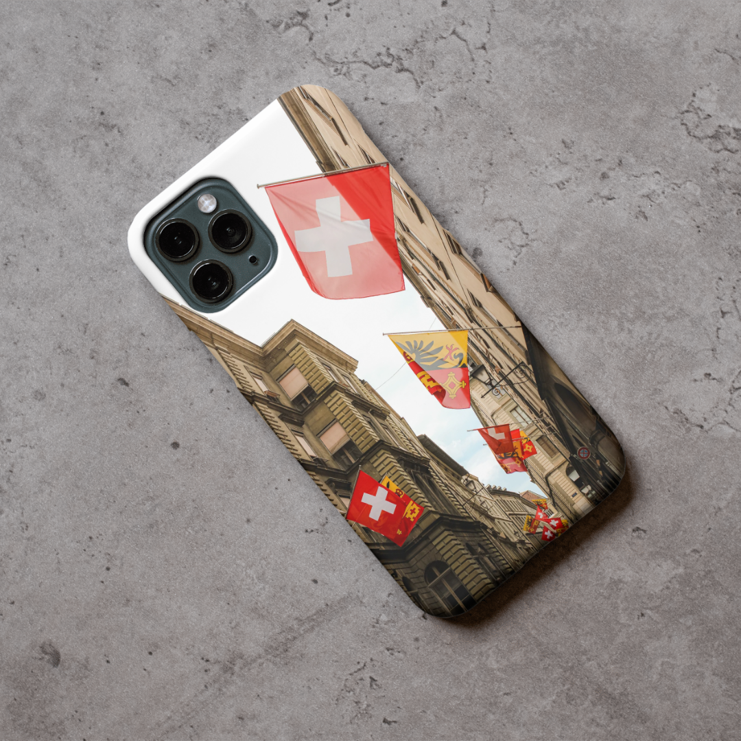 "Swiss Street" - Ready-made Custom Dual-layer case for iPhone