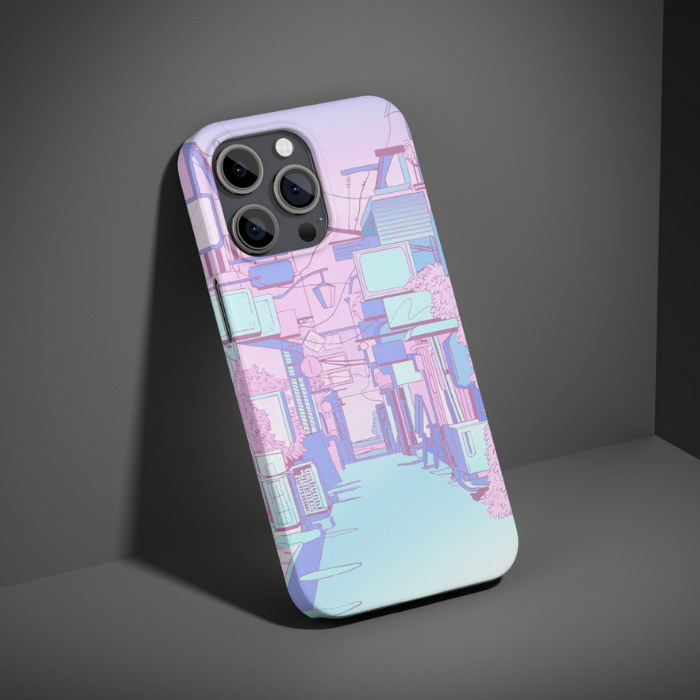 "Calmness" - Coque double couche personnalisée prête à l'emploi pour iPhone