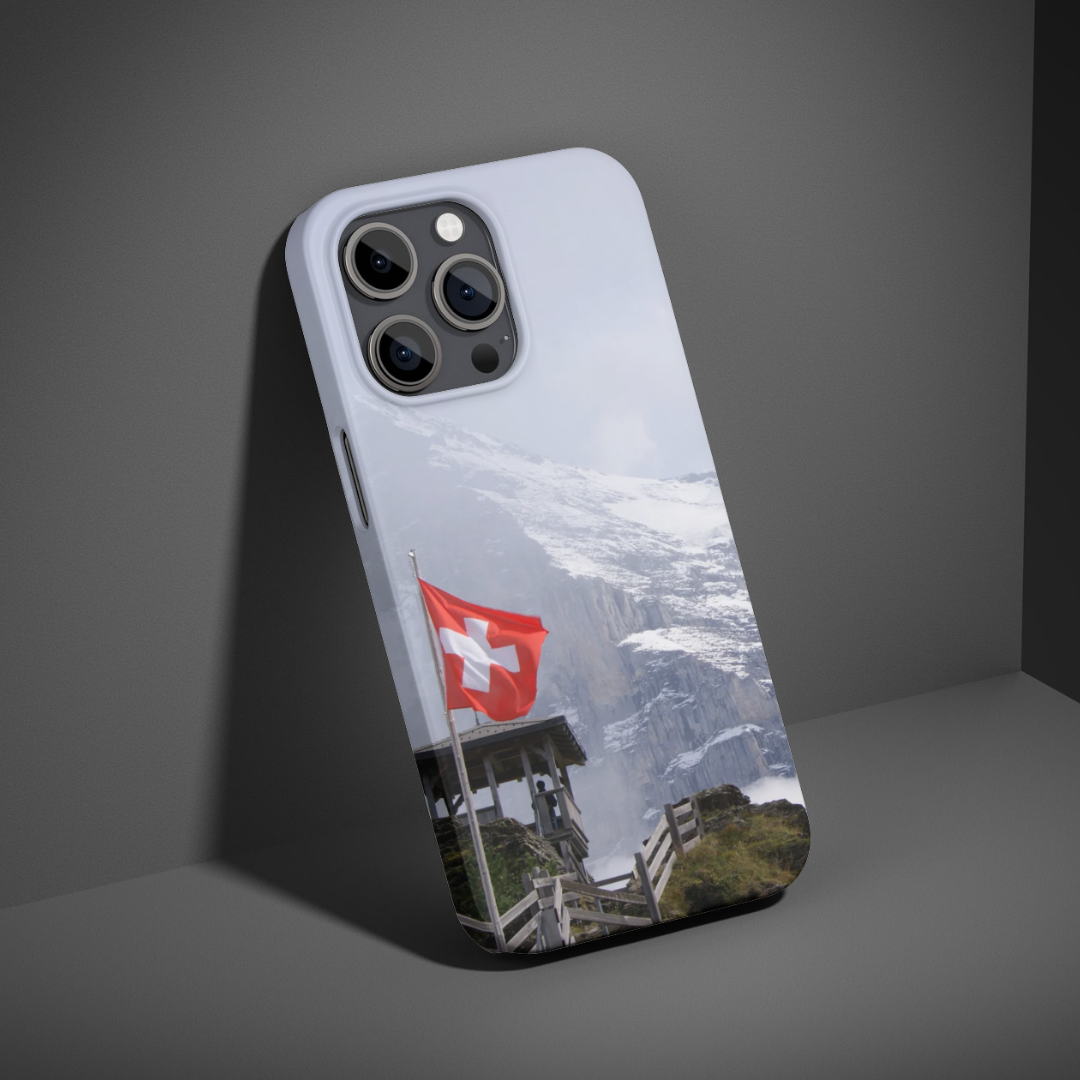 "Swiss mountains" - Fertige individuelle Dual-Layer-Hülle für das iPhone