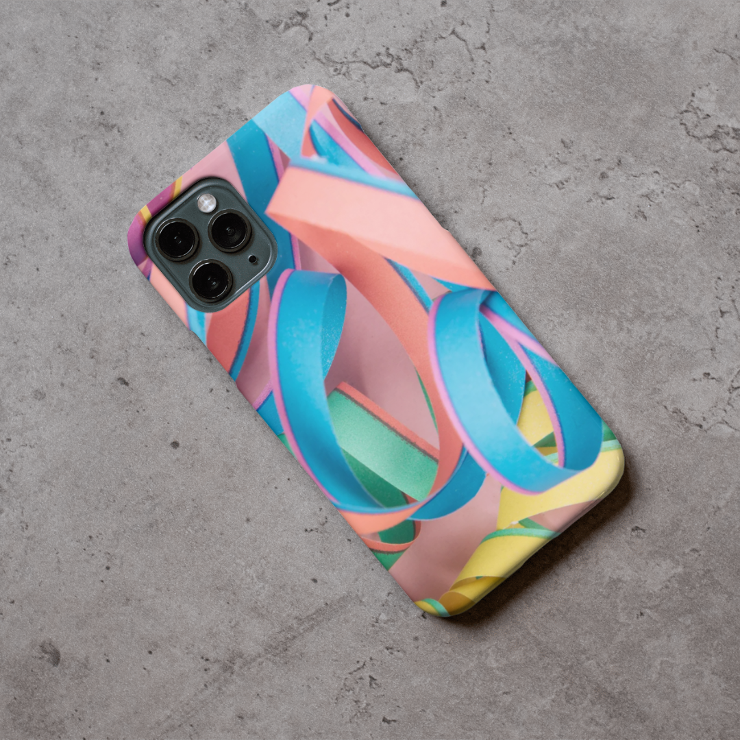 "Сonfetti" - Ready-made Custom Dual-layer case for iPhone