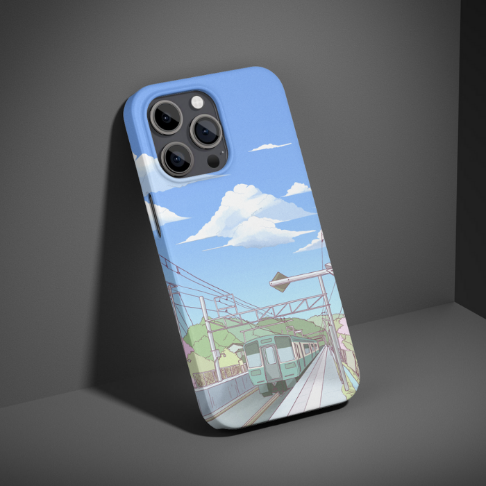 "Anime outskirts" - Ready-made Custom Dual-layer case for iPhone