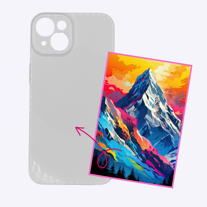 Individuelle einlagige Hülle für das iPhone 14