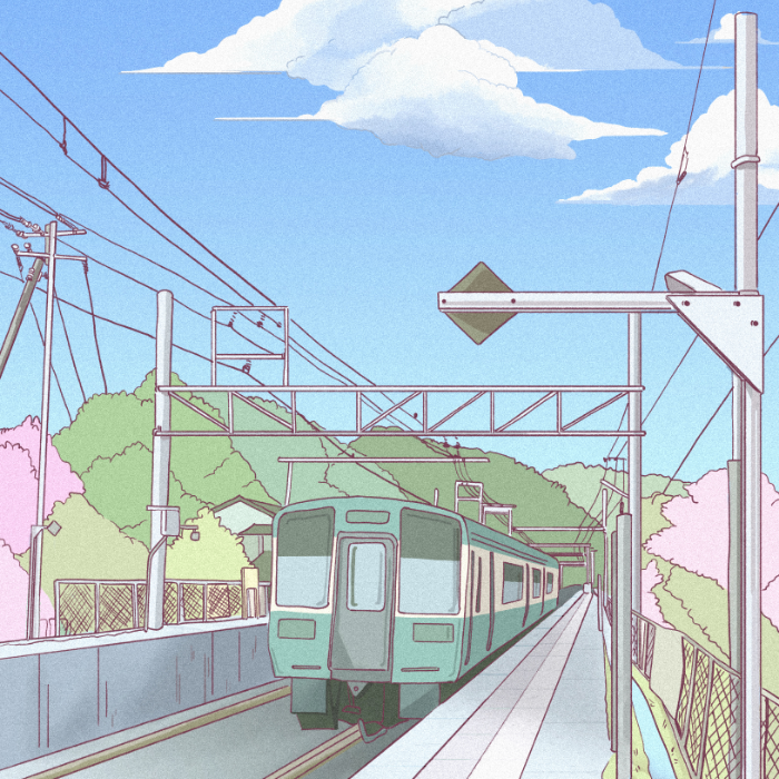 "Anime outskirts" - Fertige individuelle Dual-Layer-Hülle für das iPhone