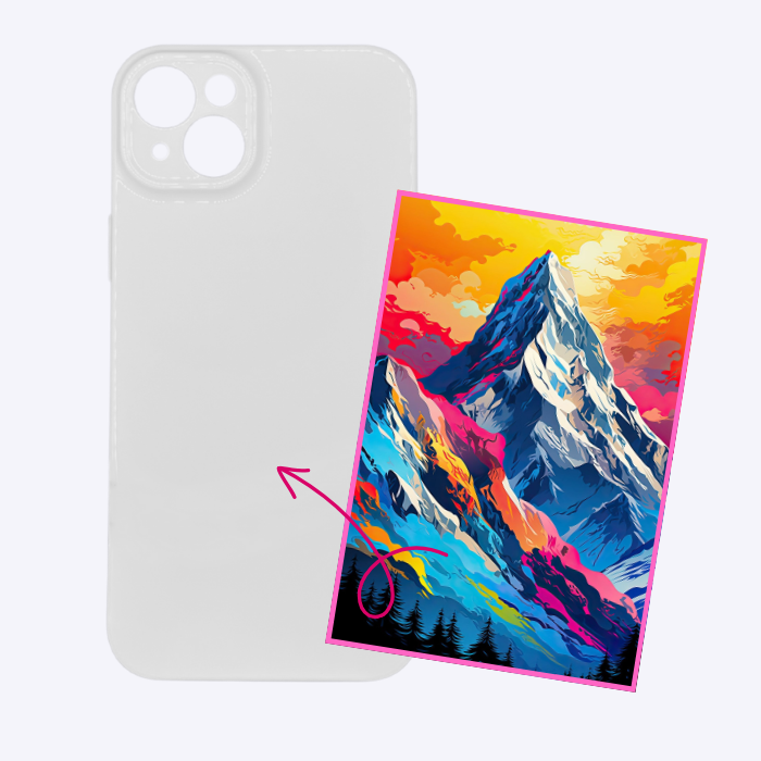 Individuelle einlagige Hülle für das iPhone 15 Plus