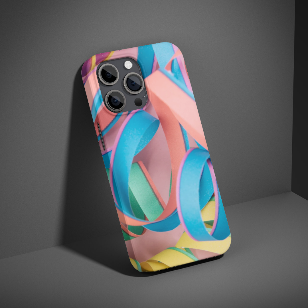 "Сonfetti" - Coque double couche personnalisée prête à l'emploi pour iPhone