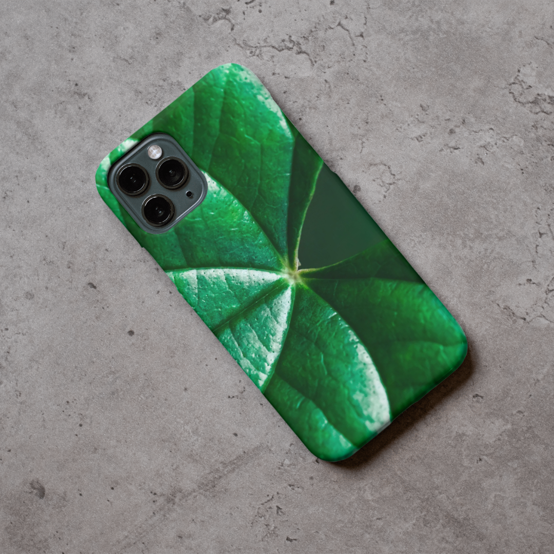 "Tropical leaves" - Ready-made Custom Dual-layer case for iPhone
