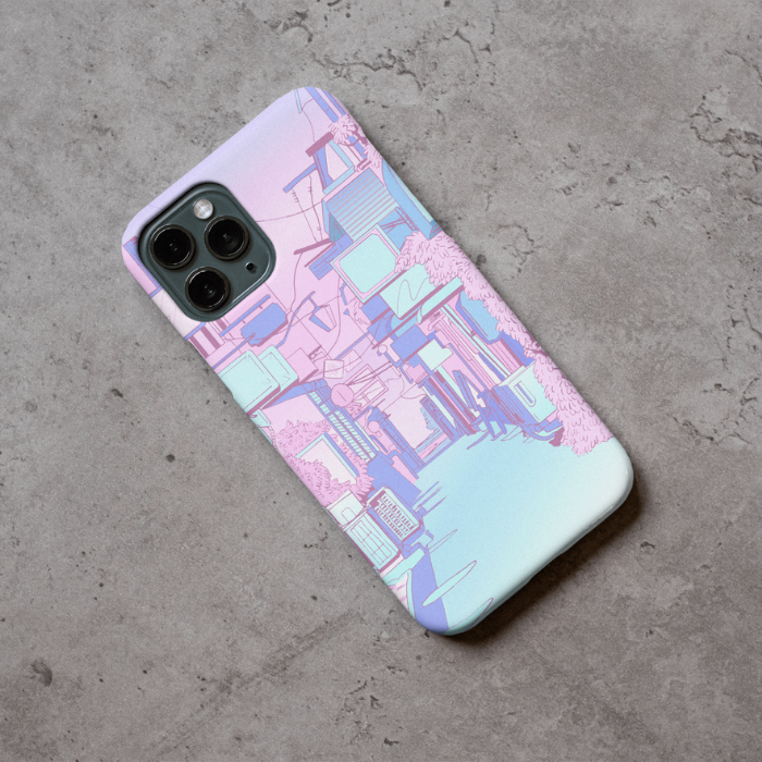 "Calmness" - Coque double couche personnalisée prête à l'emploi pour iPhone