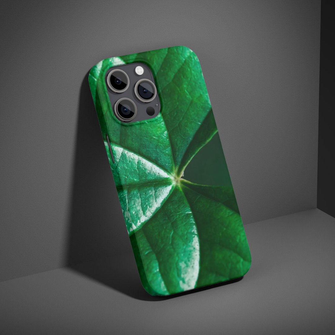 "Tropical leaves" - Ready-made Custom Dual-layer case for iPhone