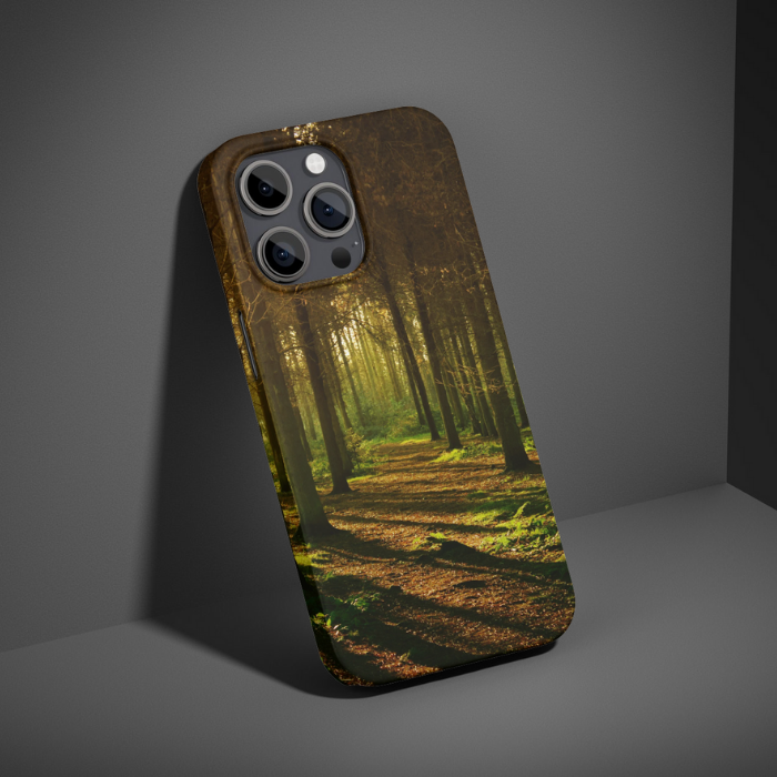 "Sunny forest" - Ready-made Custom Dual-layer case for iPhone