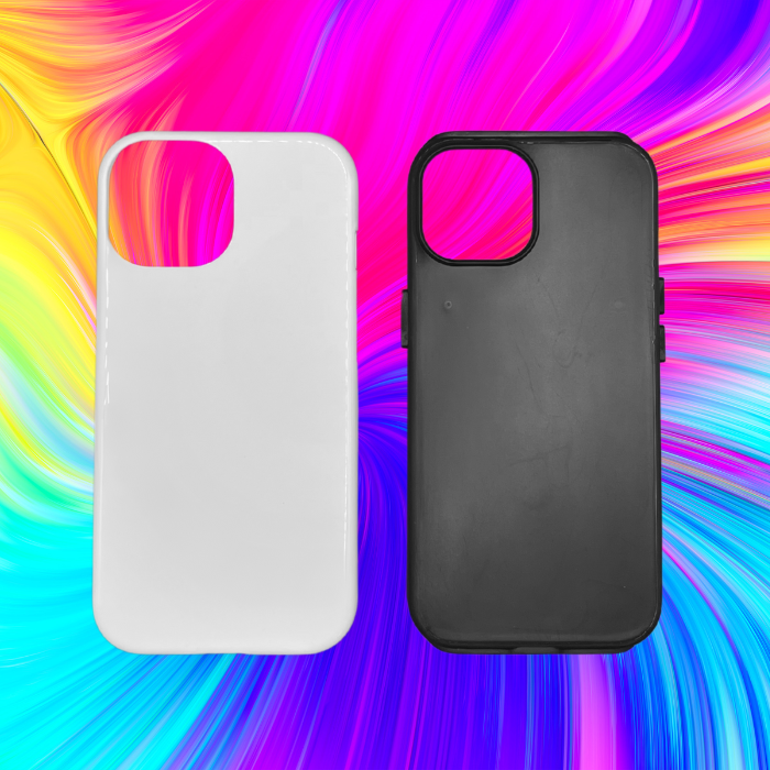 Coque double couche personnalisée pour iPhone 15