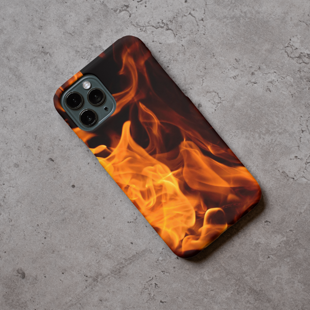 "Fire" - Ready-made Custom Dual-layer case for iPhone