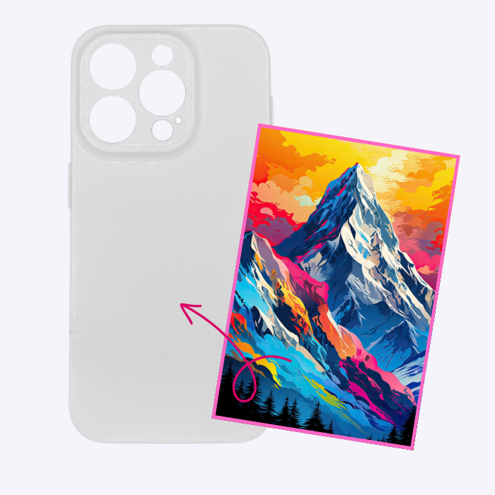 Individuelle einlagige Hülle für das iPhone 15 Pro