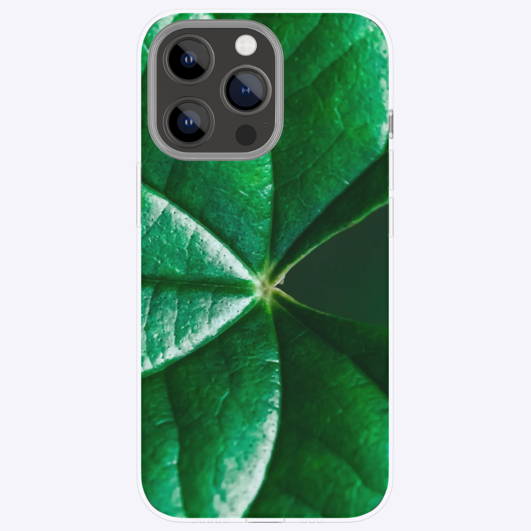 "Tropical leaves" - Ready-made Custom Dual-layer case for iPhone