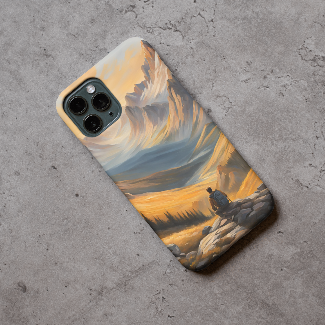 "Traveller v1" - Fertige individuelle Dual-Layer-Hülle für das iPhone