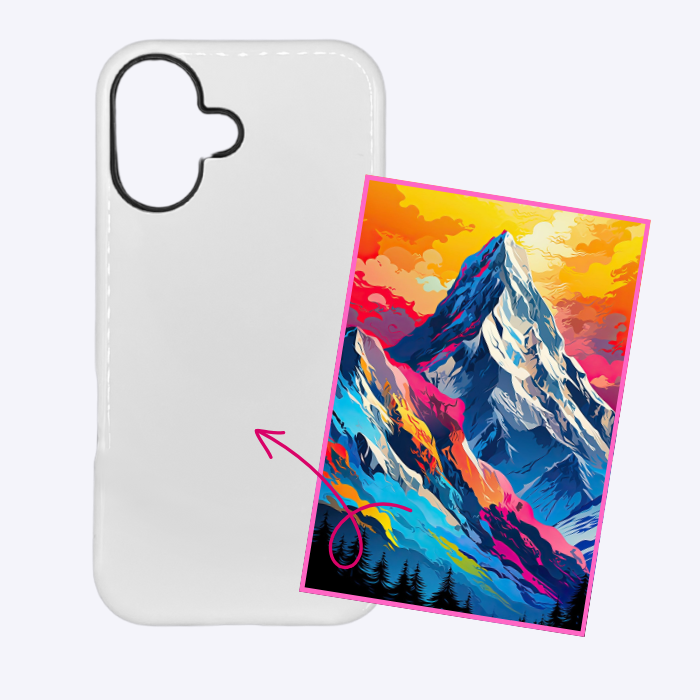 Coque double couche personnalisée pour iPhone 16