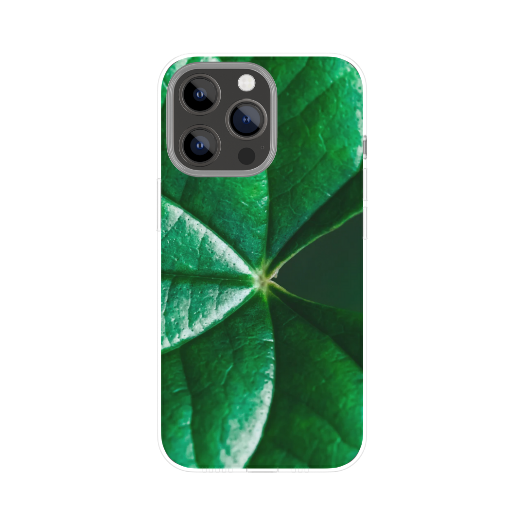 "Tropical leaves" - Ready-made Custom Dual-layer case for iPhone