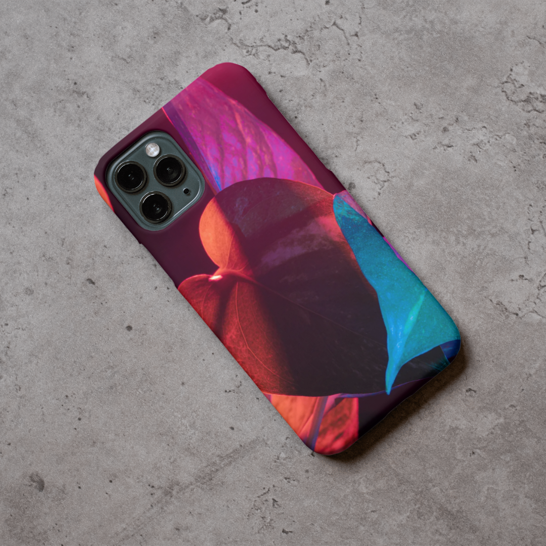 "Magic leaves" - Coque double couche personnalisée prête à l'emploi pour iPhone
